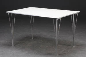 Piet HeinBruno MathssonArne Jacobsen. Rektangulært bord.