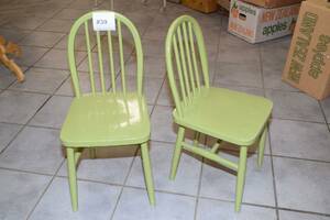 Barnstolar 2 st, H 67 cm