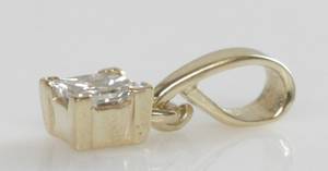 Diamantvedhæng, ca. 0.22 ct.