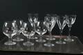 BERTIL VALLIEN, konjakskupor, 4 st, likörglas 5 st, Chateau, Kosta Boda