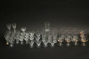 Glasservis-delar