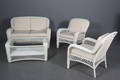 Havemøbelsæt bestående sofa, to lænestole samt bord. 4