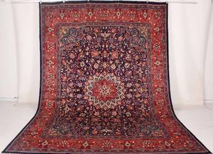 Persisk handknuten matta Mahal, mått 425x307 cm.