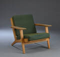 Hans J. Wegner. Lænestol model GE290, egetræ