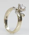 Brillantring, ca. 0.97 ct.