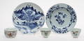 PARTI PORSLIN, 5 delar, Kina, 18001900-tal.