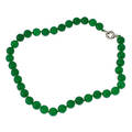 COLLIER OCH RING, jade.