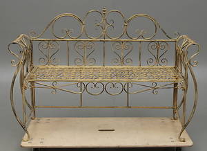 TRÄDGÅRDSSOFFA, metall, 2000-tal.