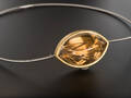 Anhänger 21 kt Gelbgold ca. 83 g mit Rutilquarz