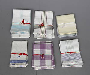 HANDDUKAR, linne, omkring 1900-talets mitt.