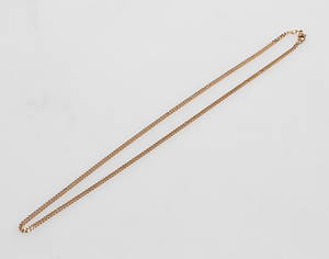 HALSKEDJA PANSAR, 18k guld, vikt ca 17,4 gr.