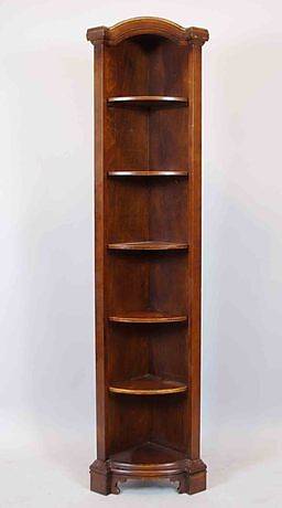 HÖRNHYLLA, mahogny.