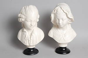 BYSTER, 1 par,  Rokoko barn  1900-tal.