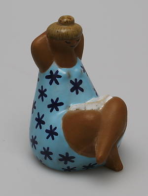 LISA LARSON. Emma. Figurin, stengods. Signerad L.L.