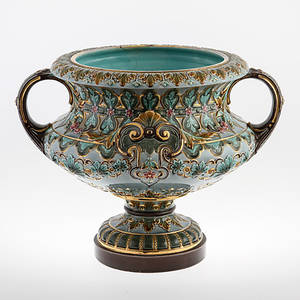 URNA, majolika, Rörstrand.