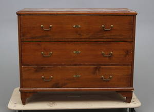 BYRÅ, 3 lådor, 1800 tal.