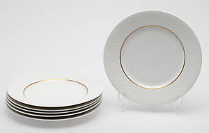 TALLRIKAR, 6 st, porslin, Hutschenreuther, Tyskland.