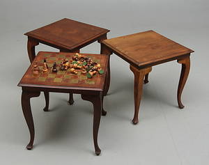 LAMPBORD 2 st, SCHACKBORD, 192000-tal.