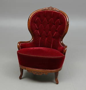 FÅTÖLJ, rokokostil, 1900-tal.