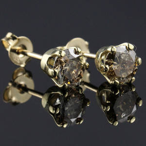 Par brillant ørestikker ca. 1.46 ct.