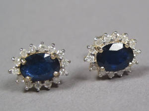 Par safir- og diamantørestikkere