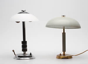 BORDSLAMPOR, 2 st, 1940-50 tal.