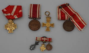 PARTI MEDALJER 5. Danmark, 1800-tal.