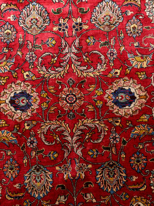 Persisk Tabriz tæppe 355 x 245 cm