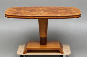 BORD, med skiva i rotfanér, art deco, 193040-tal.