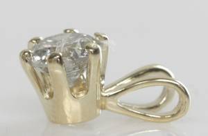 Brillantvedhæng, ca. 0.70 ct.