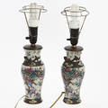 BORDSARMATURER, ett par, Kina 1800-tal.