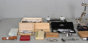 DIVERSE, bla urmakarverktyg, 1800-1900-tal.