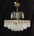 TAKLAMPA med prismor, 1900-tal.