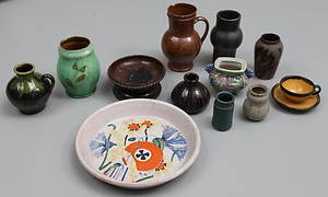 PARTI KERAMIK, 12 delar, 18-1900-tal.