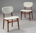 Dansk møbelproducent. Par spisestole, teaktræ 2