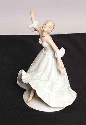 FIGURIN, porslin, Wallendorf.