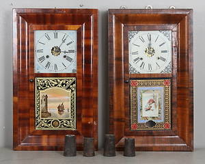 VÄGGUR, 2 st, sent 1800-tal.