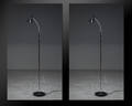 Standerlamper  gulvlamper, model Single Mind, sort  chrom 2