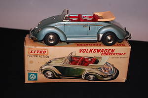 MODELLBIL, Volkswagen,  batteridriven, originalkartong, 1940-tal.