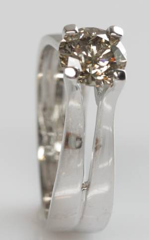 Solitairering, ca. 1.15 ct.