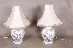 BORDSLAMPOR, 1 par, 1900-tal.