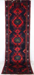 Persisk handknuten gallerimatta Zanjan, mått 322x104 cm.