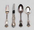 BESTICK, silver, 29 delar, Olga GAB, 1970-tal, vikt ca 1442 gram.