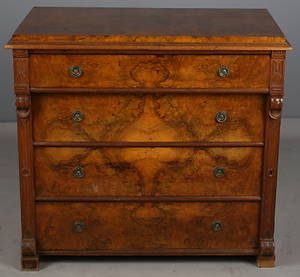 BYRÅ, 4 låder, sent 1800-tal.