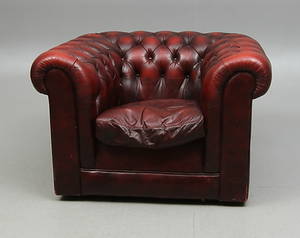 FÅTÖLJ, Chesterfield, 192000-tal.