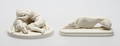 FIGURINER, 2 st, parian, Gustavsberg, 1900-tal.