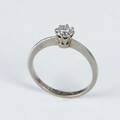 Ring 18 k vitguld med diamant 0,52 ct