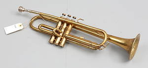 TRUMPET, mässing, Broadway, 1900-tal.