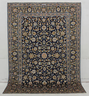 MATTA, Orientalisk, blå Keshan, 295 x 205 cm.