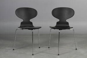 Arne Jacobsen 1902-1971. Par stole myren, model 3100 2  Denne vare er sat til omsalg under nyt varenummer 4748810
